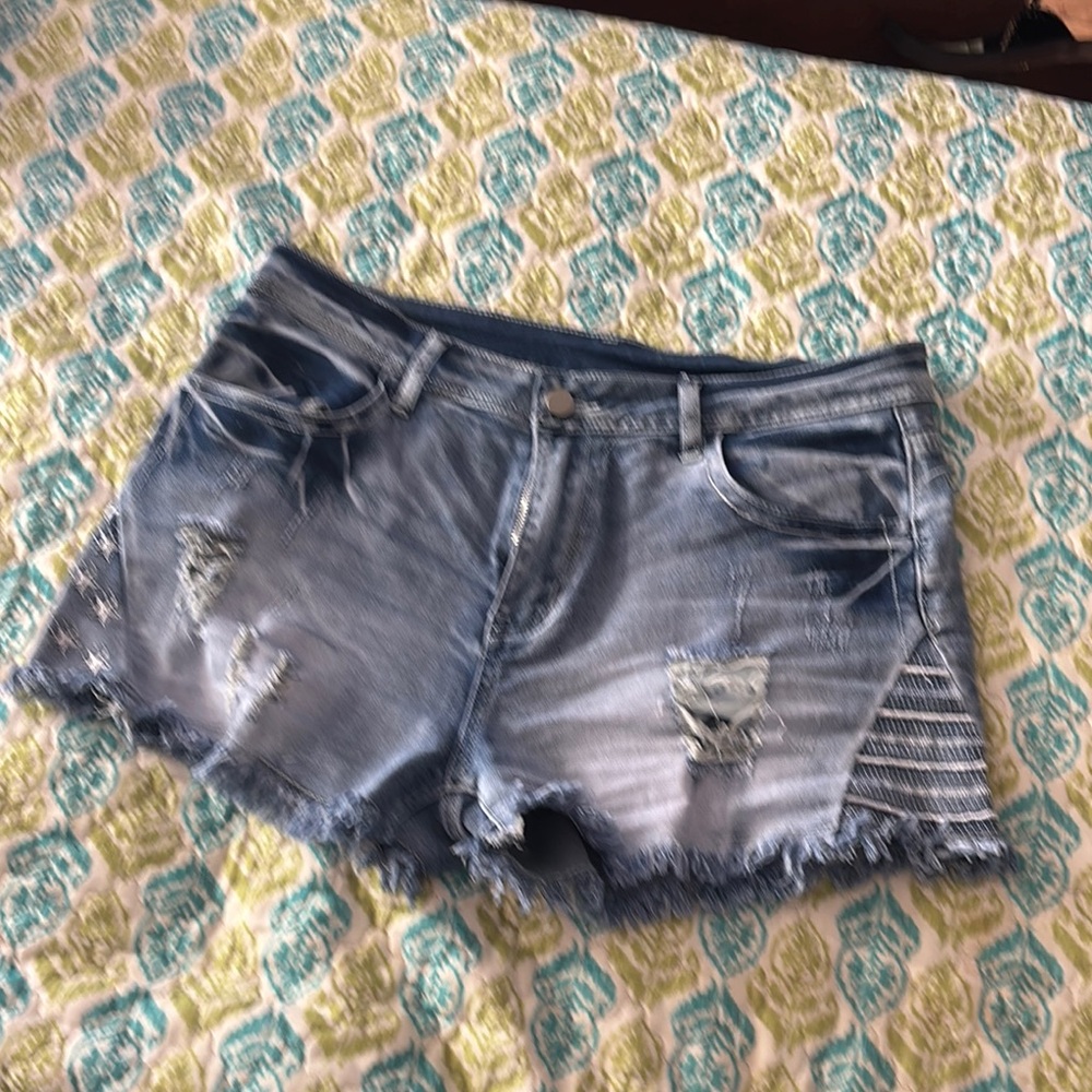TikTok shop New Distressed Denim Women's Shorts